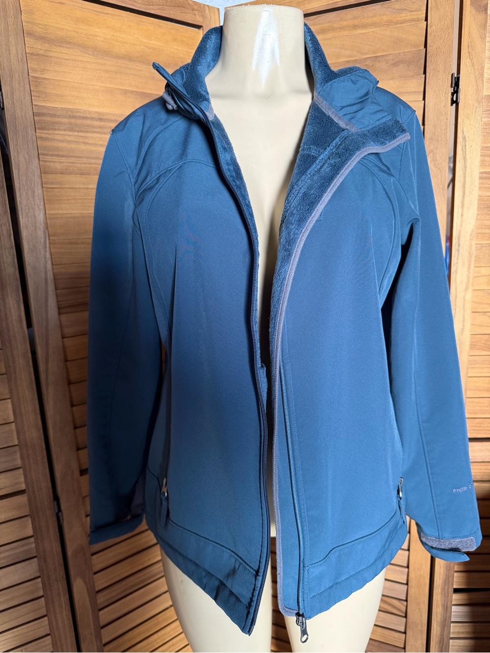 Free Country Women's Teal Blue Softshell Utility Jacket